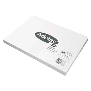 Etiqueta Inkjet/Laser 101X34Mm Unidad Blanca Adetec 100 Hojas