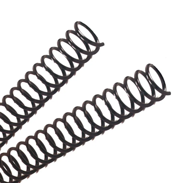 Espiral Plast 10Mm 100Un 45Hjs Negro Gbc 1