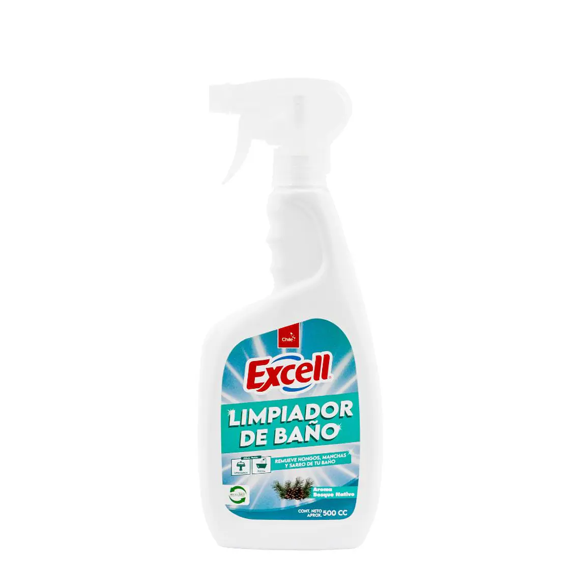 LIMPIADOR DE BAÑO CON GATILLO 500CC EXCELL X12 1