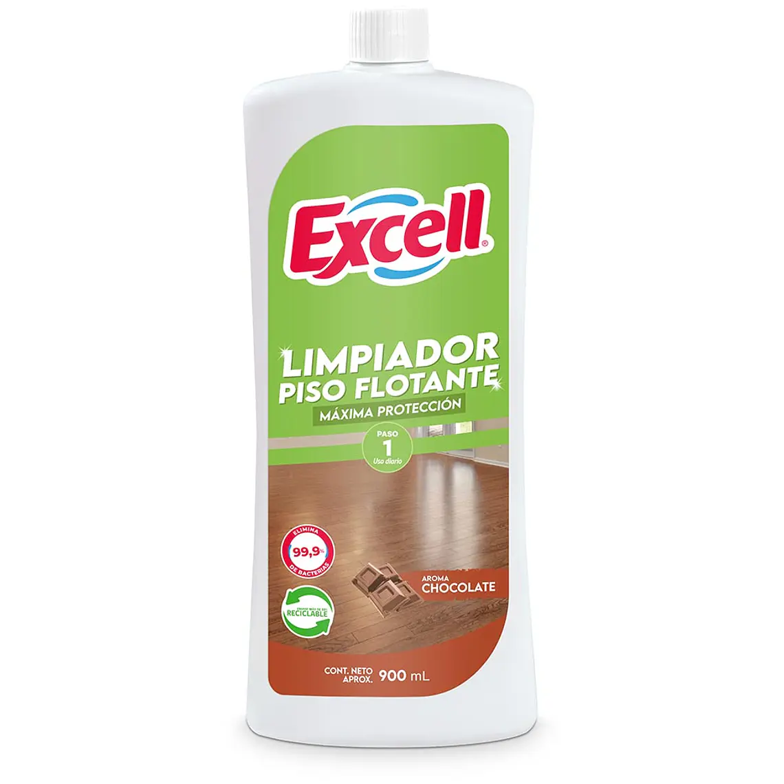 LIMPIADOR PISOS FLOTANTES CHOCOLATE 900 CC EXCELL X12 1