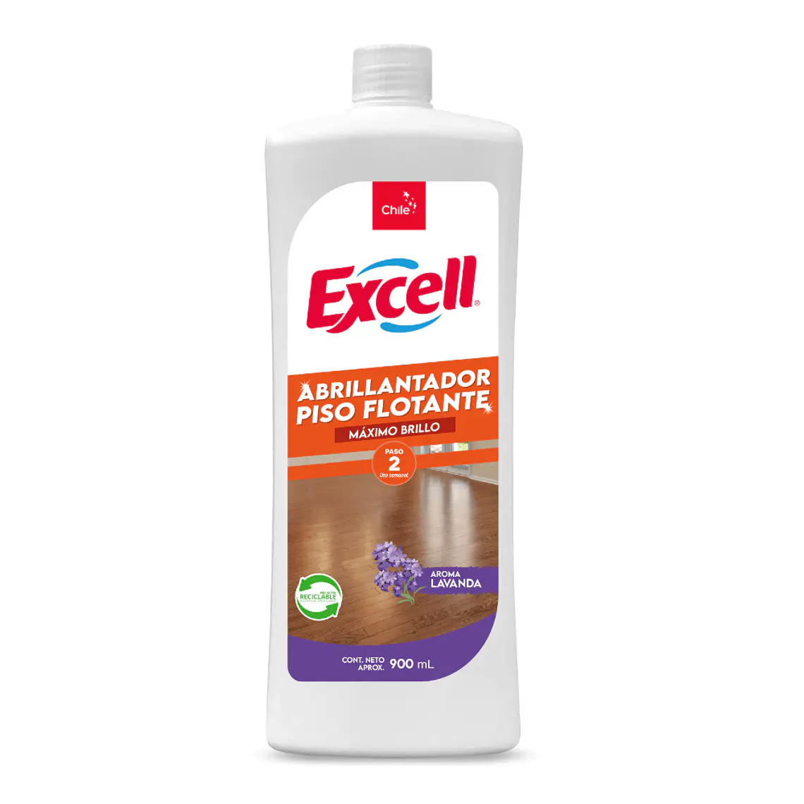 ABRILLANTADOR PISOS FLOTANTES LAVANDA 900 CC EXCELL X12 1