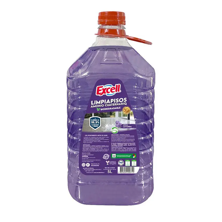 LIMPIAPISOS LAVANDA 5 LT EXCELL X2 1
