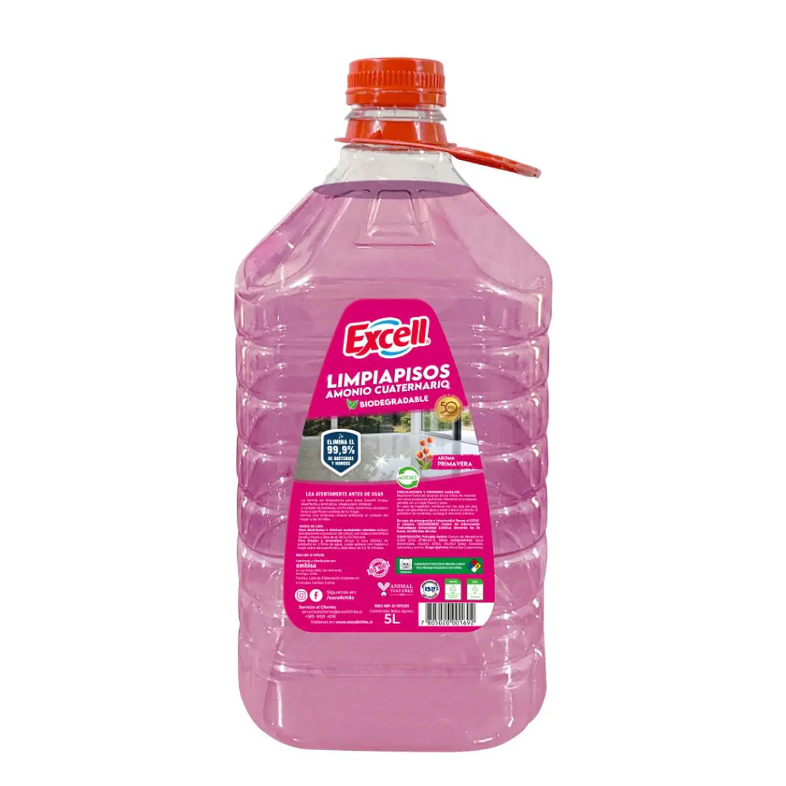 LIMPIAPISOS PRIMAVERA 5LT EXCELL X2 1