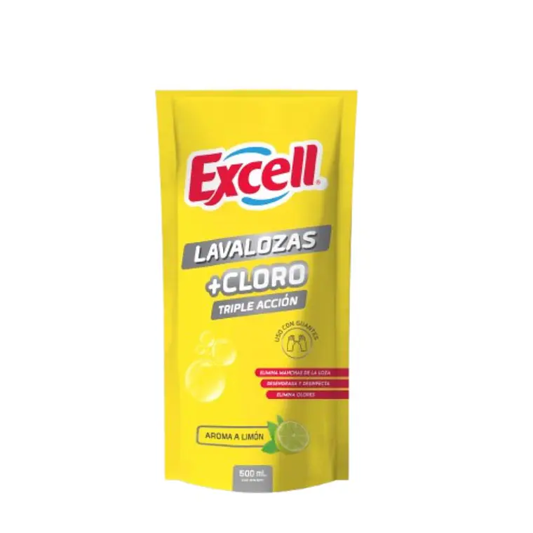 LAVALOZAS CON CLORO DOYPACK 500 CC EXCELL X12 1