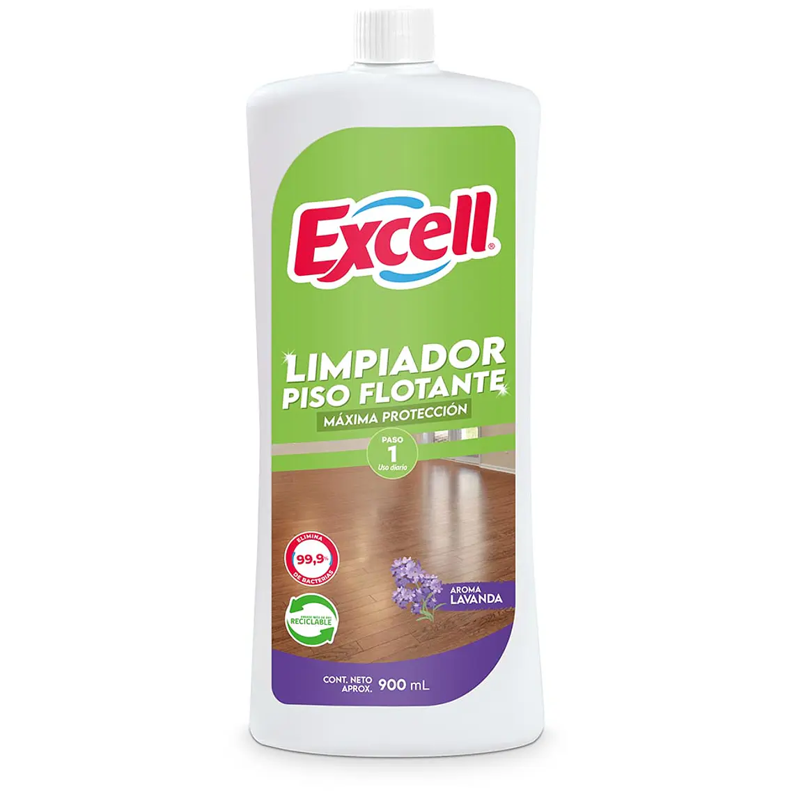 LIMPIADOR PISOS FLOTANTES LAVANDA 900 CC EXCELL X12 1
