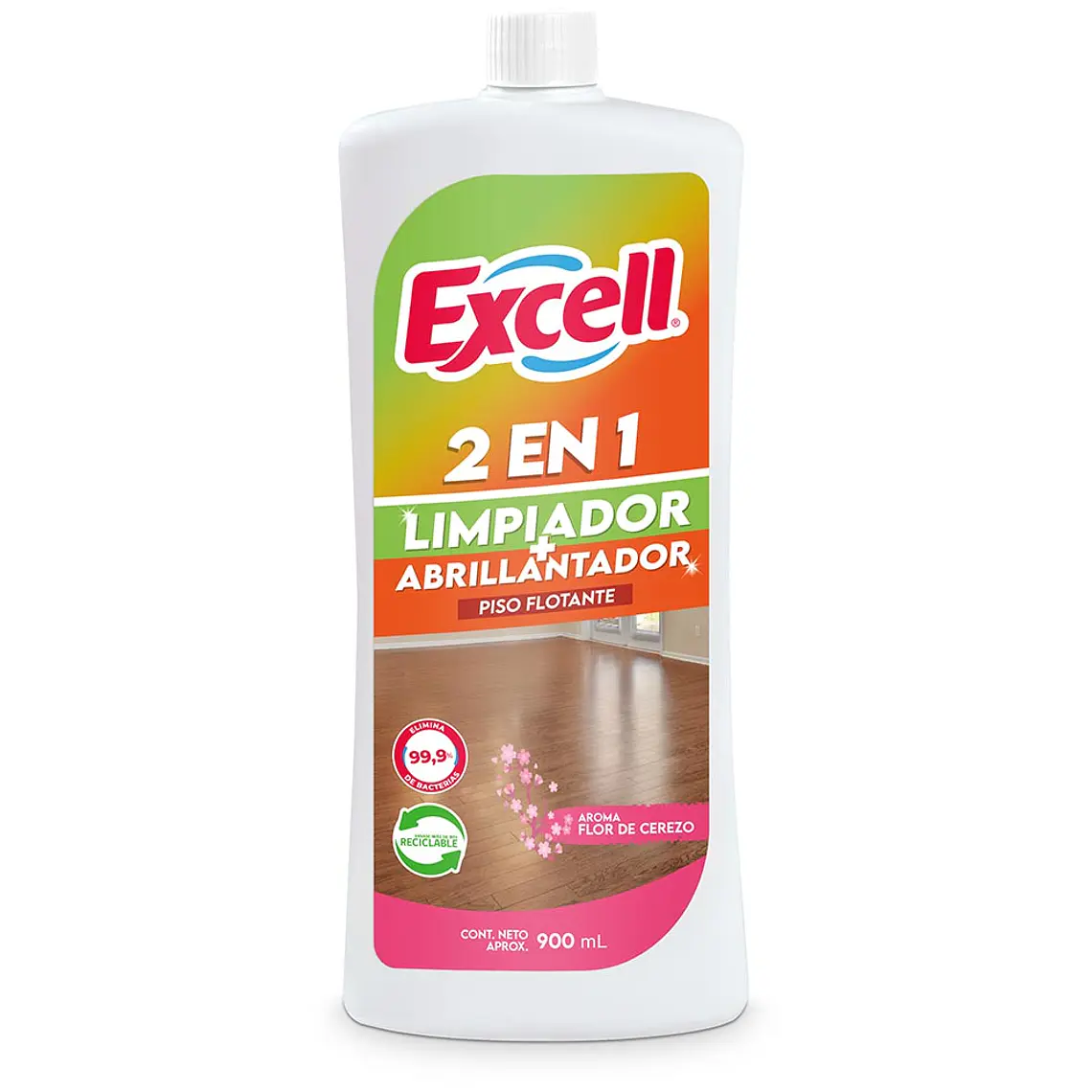 LIMPIADOR+ABRILLANTADOR 2 EN 1 FLOR CEREZOS 900CC EXCELL X12 1