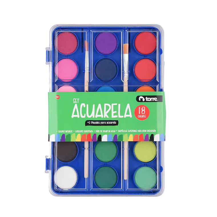 Acuarela 18 Colores Torre 1