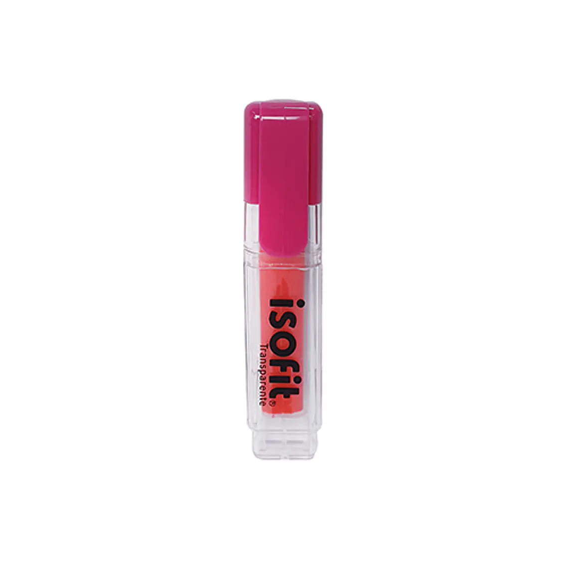 Destacador Transparente Isofit Rosado 1