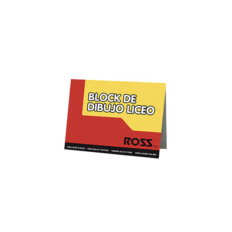 Block Ross Liceo 10 H 106G 26.5X21 Cm 1