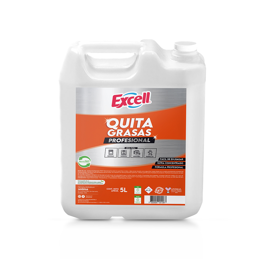 QUITAGRASA PRO 5 LT EXCELL X2