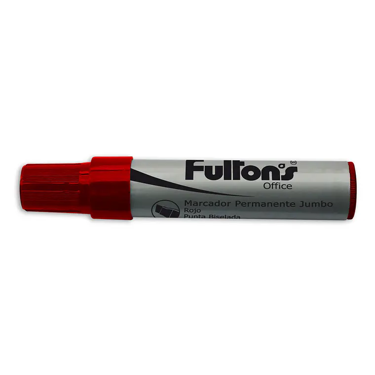 Marcador Permanente Jumbo Pta Bis Rojo Fultons 1