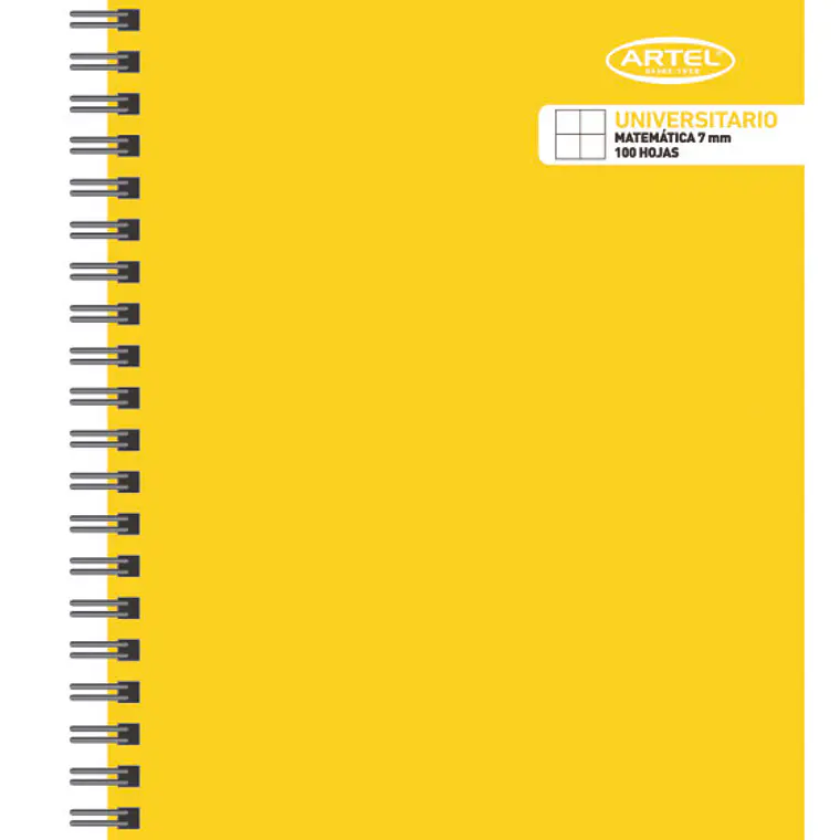 Cuaderno Universitario Artel Emplacad Liso 7Mm 100Hj 1