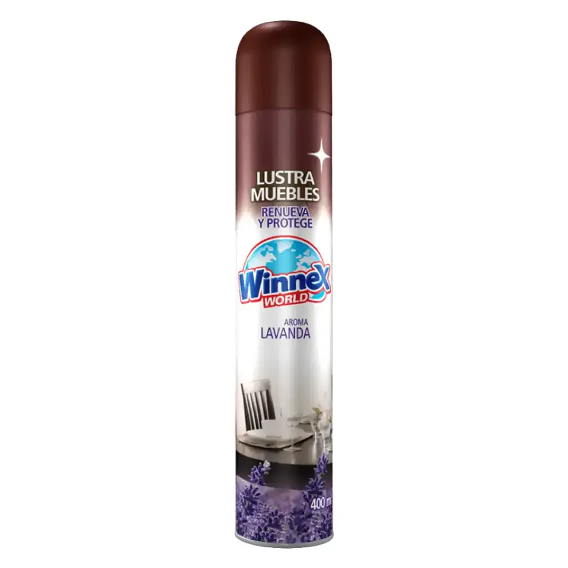 LUSTRA MUEBLES AEROSOL 400ML WINNEX 1
