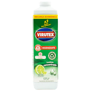 LAVALOZA HIGIENIZANTE1200 ML VIRUTEX
