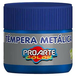 Tempera Proarte Metalica Fco.100Ml Azul