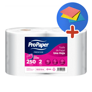 TOALLA DE PAPEL PRO PAPER JUMBO 250X2