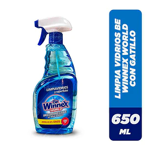 LIMPIA VIDRIO Y SUPERFICIE WINNEX 650ML C/GATILLO