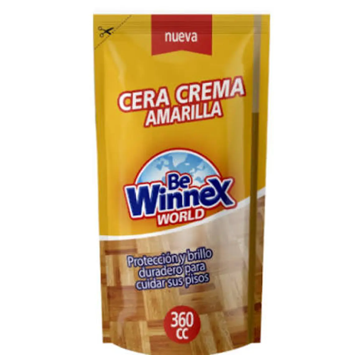 CERA EN CREMA WINNEX AMARILLA 360CC 1