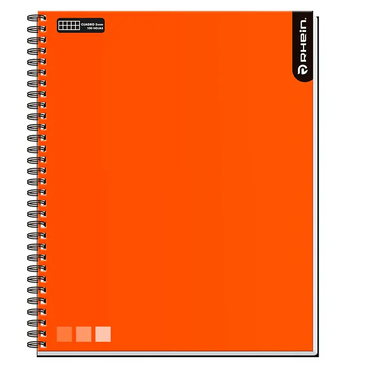 Cuaderno RHEIN Univ One Color 100 HJ 5 MM 1