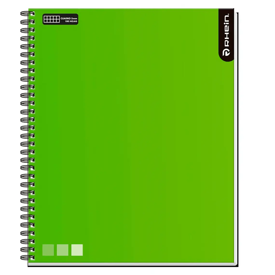 Cuaderno RHEIN Univ One Color 100 HJ 5 MM 2