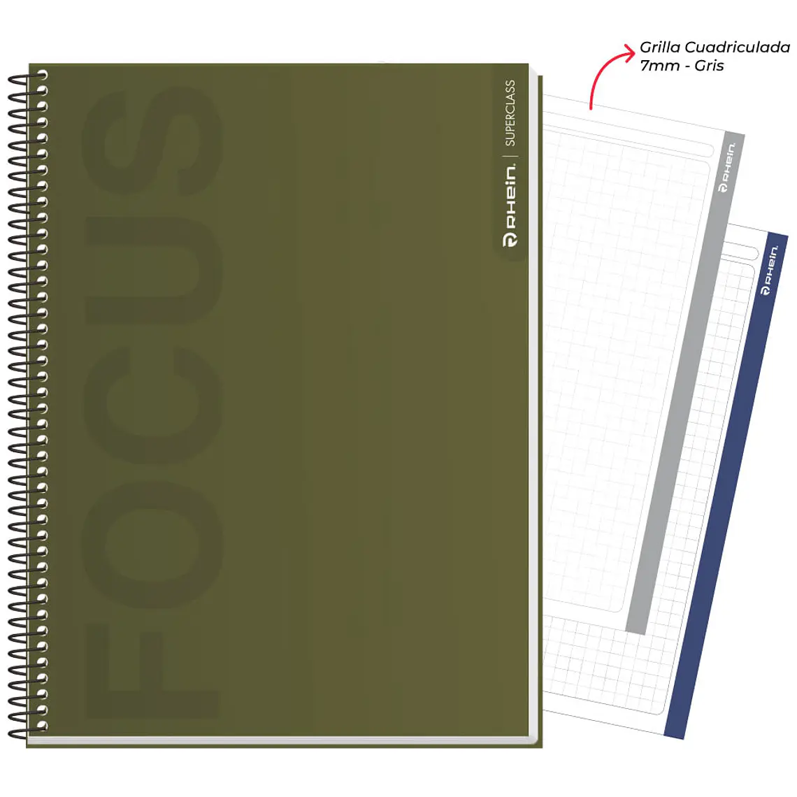 Cuaderno RHEIN Super Class Carta Neutral 120 HJ C7MM 1