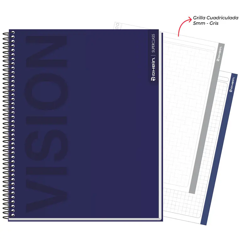 Cuaderno RHEIN Super Class 1/2 Oficio Neutral 120 HJ 1