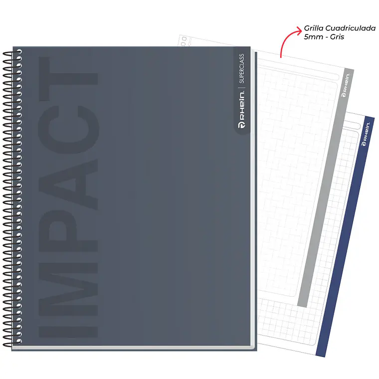 Cuaderno RHEIN Super Class 1/2 Oficio Neutral 120 HJ 3