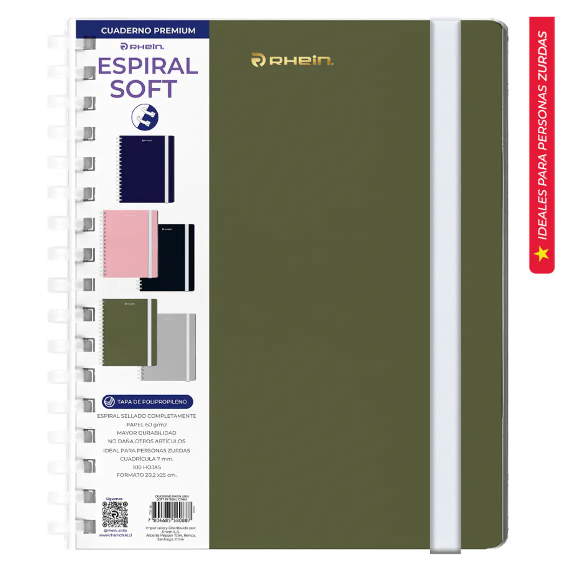 Cuaderno RHEIN Univ Soft PP 100 HJ C7MM 3