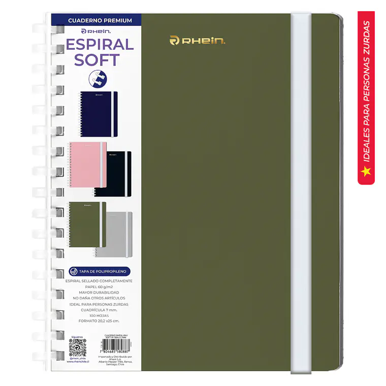 Cuaderno RHEIN Univ Soft PP 100 HJ C7MM 3