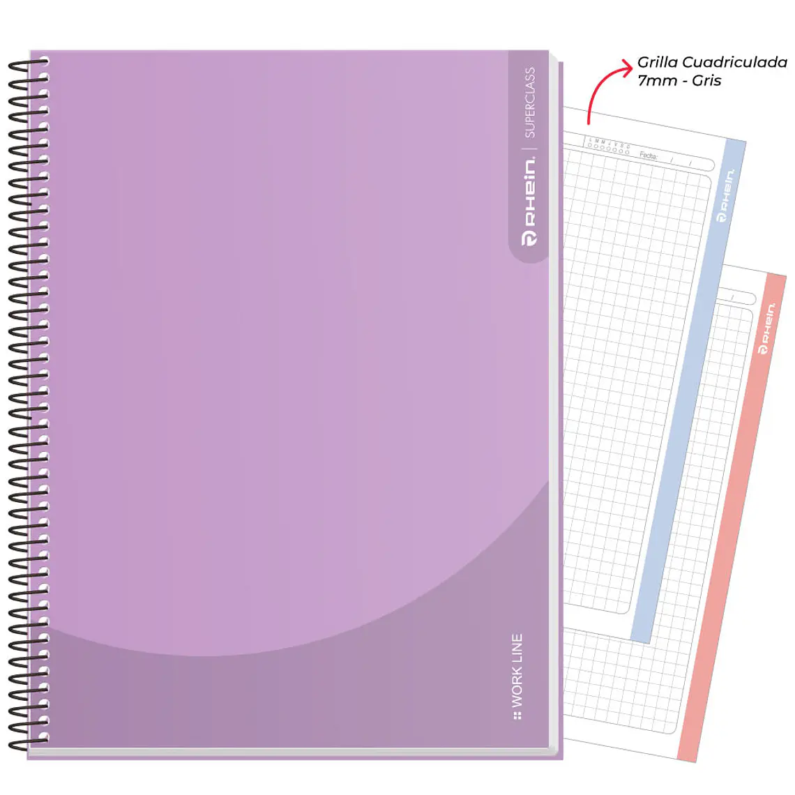 Cuaderno RHEIN Super Class Carta Workline Femme 120 HJ 3