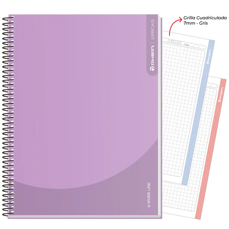 Cuaderno RHEIN Super Class Carta Workline Femme 120 HJ 3