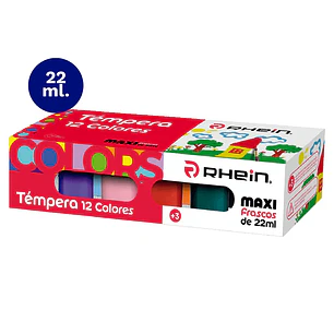 Tempera 12 Colores