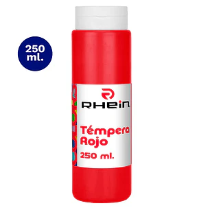 Tempera 250 ML Rojo