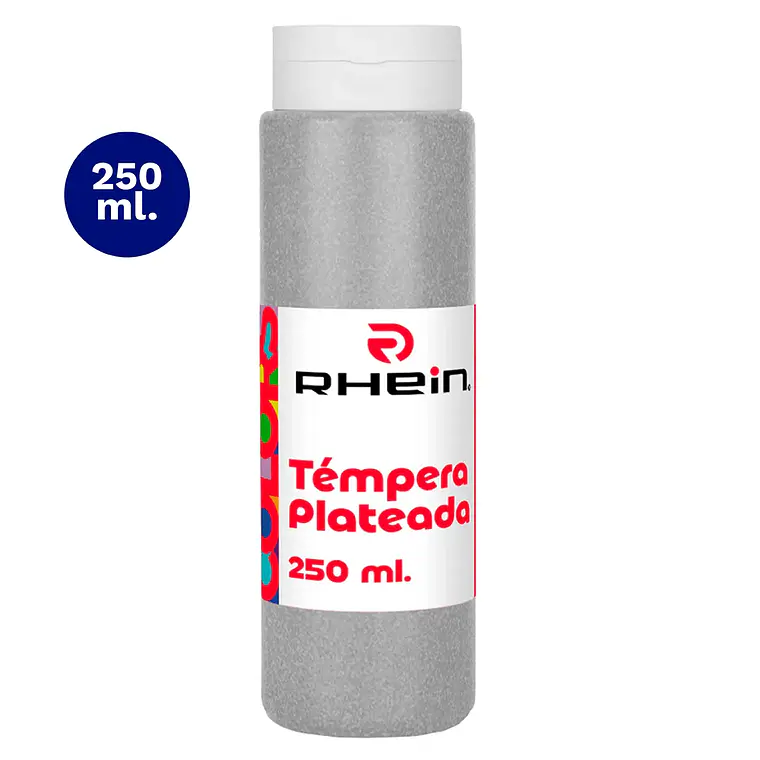 Tempera 250 ML Plateada 1