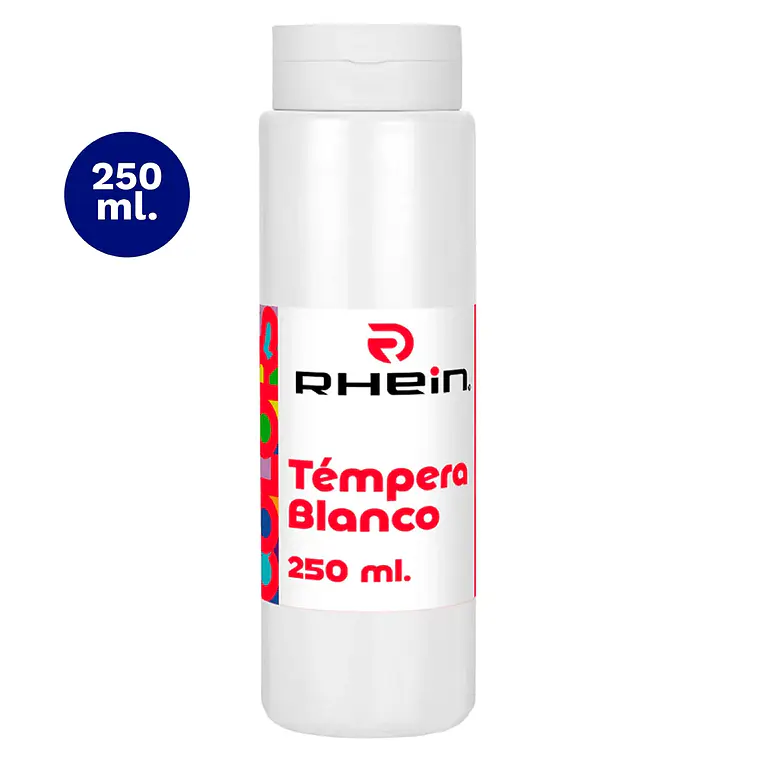 Tempera 250 ML Blanco 1