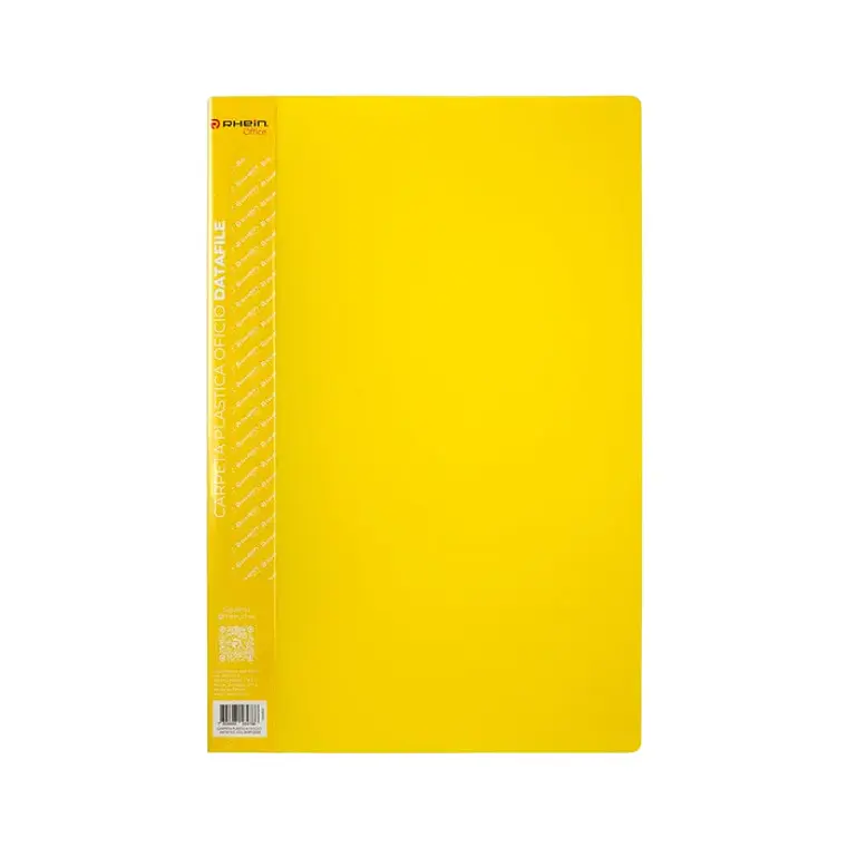 Carpeta Plástica Oficio Datafile Amarill RHEIN 1