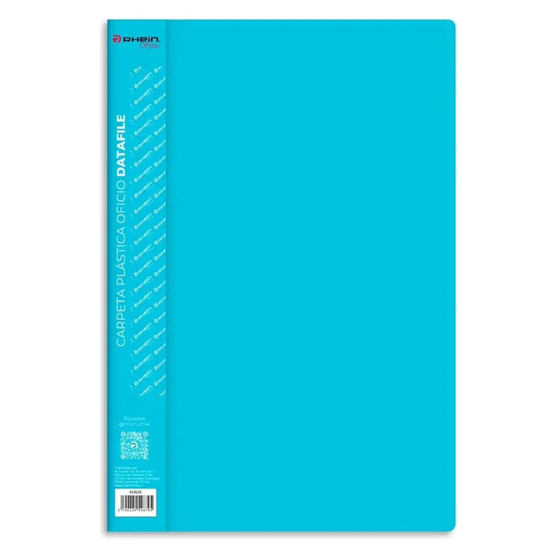 Carpeta Plástica Oficio Datafile Celeste RHEIN 1