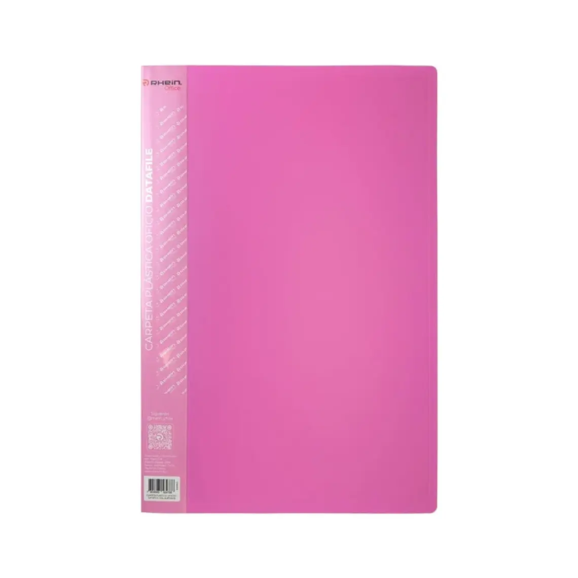 Carpeta Plástica Oficio Datafile Rosada RHEIN 1