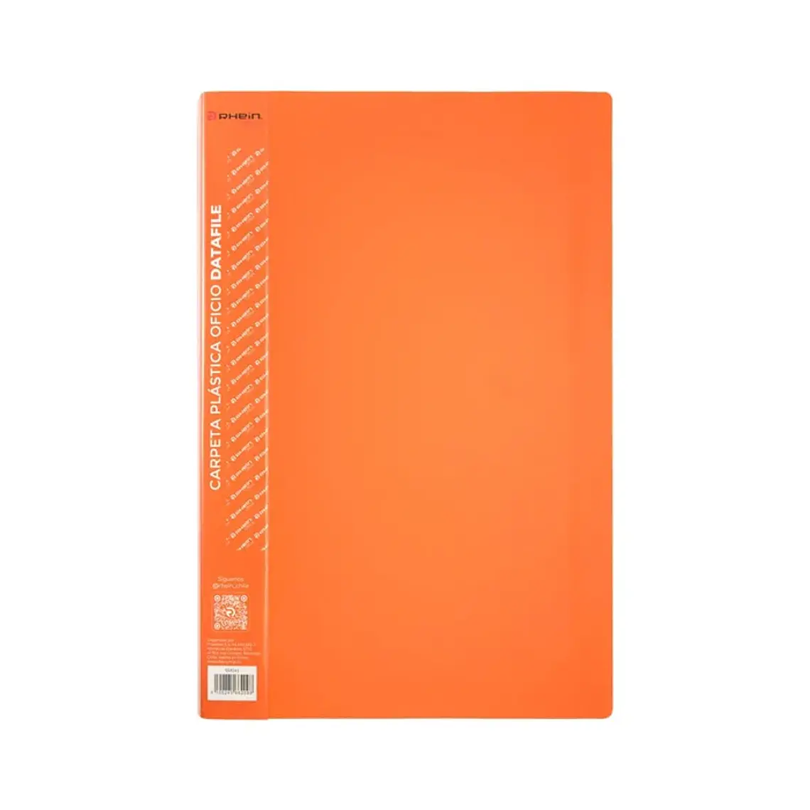 Carpeta Plástica Oficio Datafile Naranja RHEIN 1