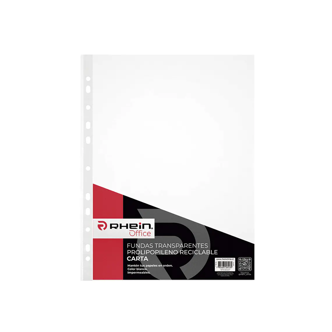 Funda P/Archivo PP Cta Blanco X 10 Unid 1