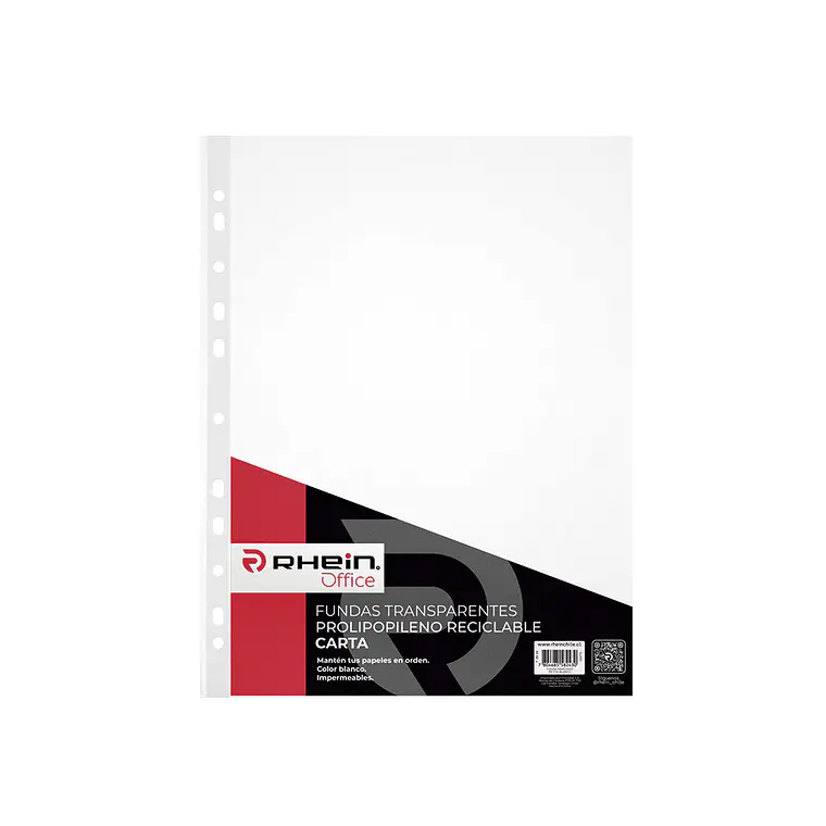 Funda P/Archivo PP Cta Blanco X 10 Unid 1
