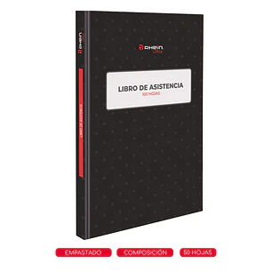 Libro Registro De Asistencia 50 Hjs
