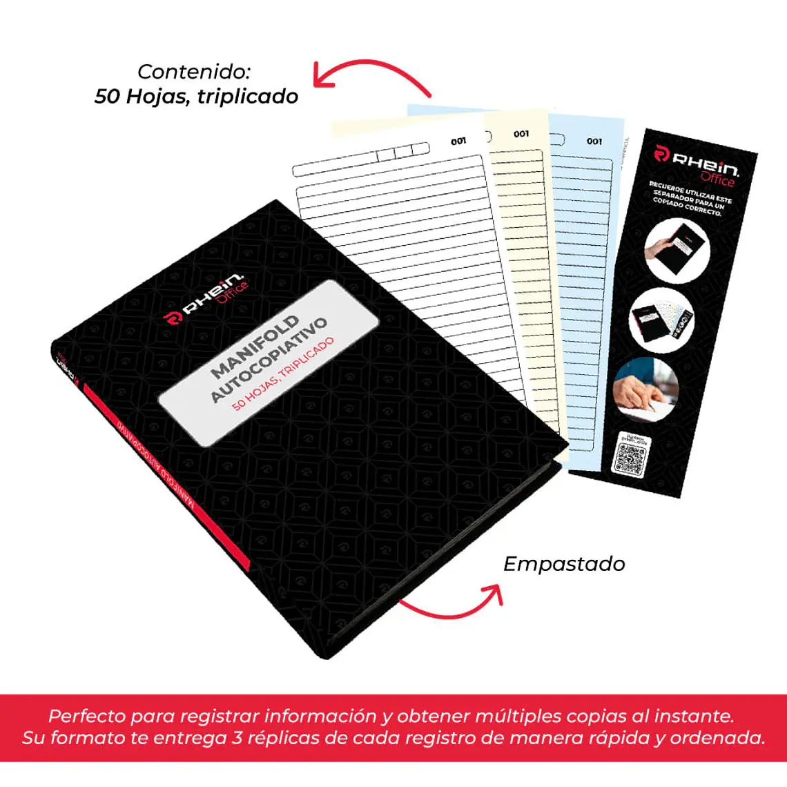 Libro Manifold Triplicado Autocopiativo 2