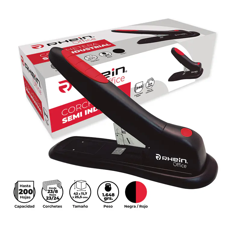 Corchetera Metal Semindust 200 HJS Negra 1