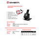 Perforadora Grande Metal 65 HJS Negra - Miniatura 2
