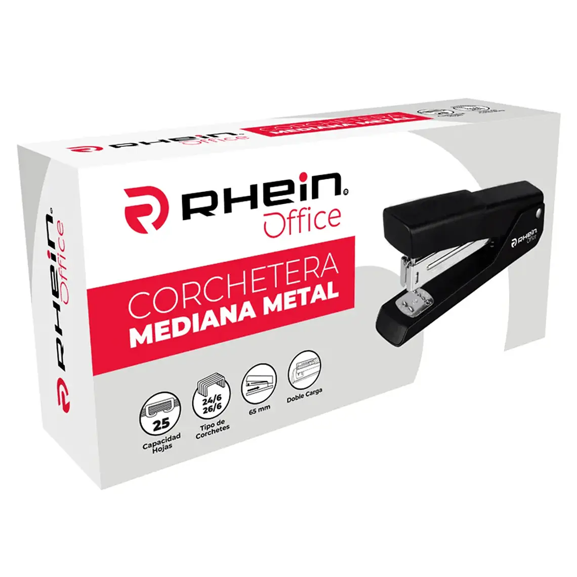 Corchetera Metal Media 25 HJS Negra 1