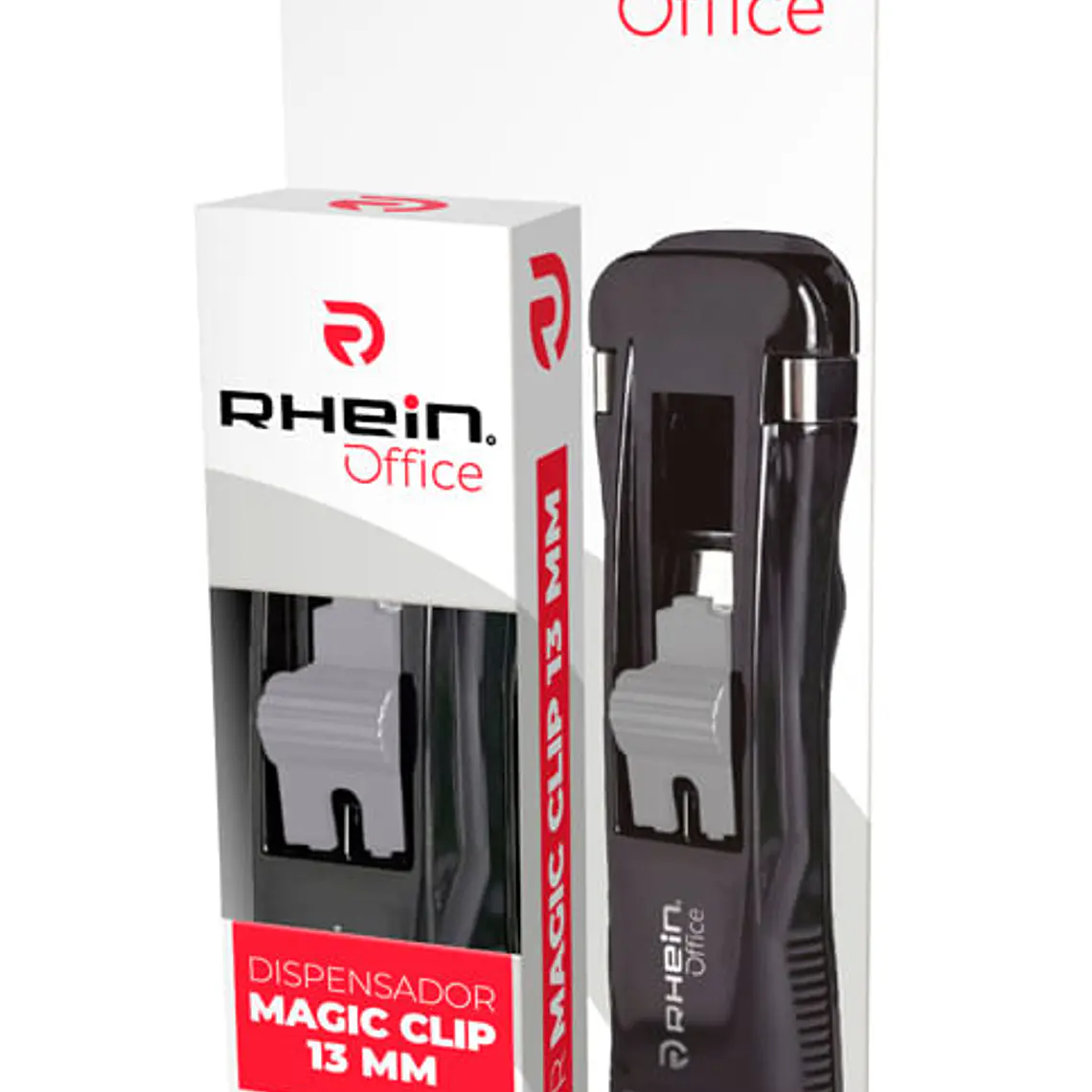 Dispensador Magic Clip 13 Mm. Med. Gris 1
