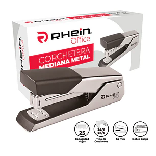 Corchetera Metal Media 25 HJS Plateada