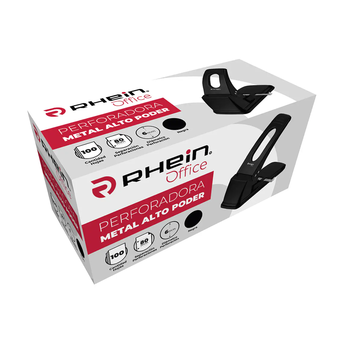 Perforadora Metal 100 HJS Negra Altopoder 1