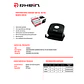 Perforadora Grande Metal 30 Hjs Negra - Miniatura 2